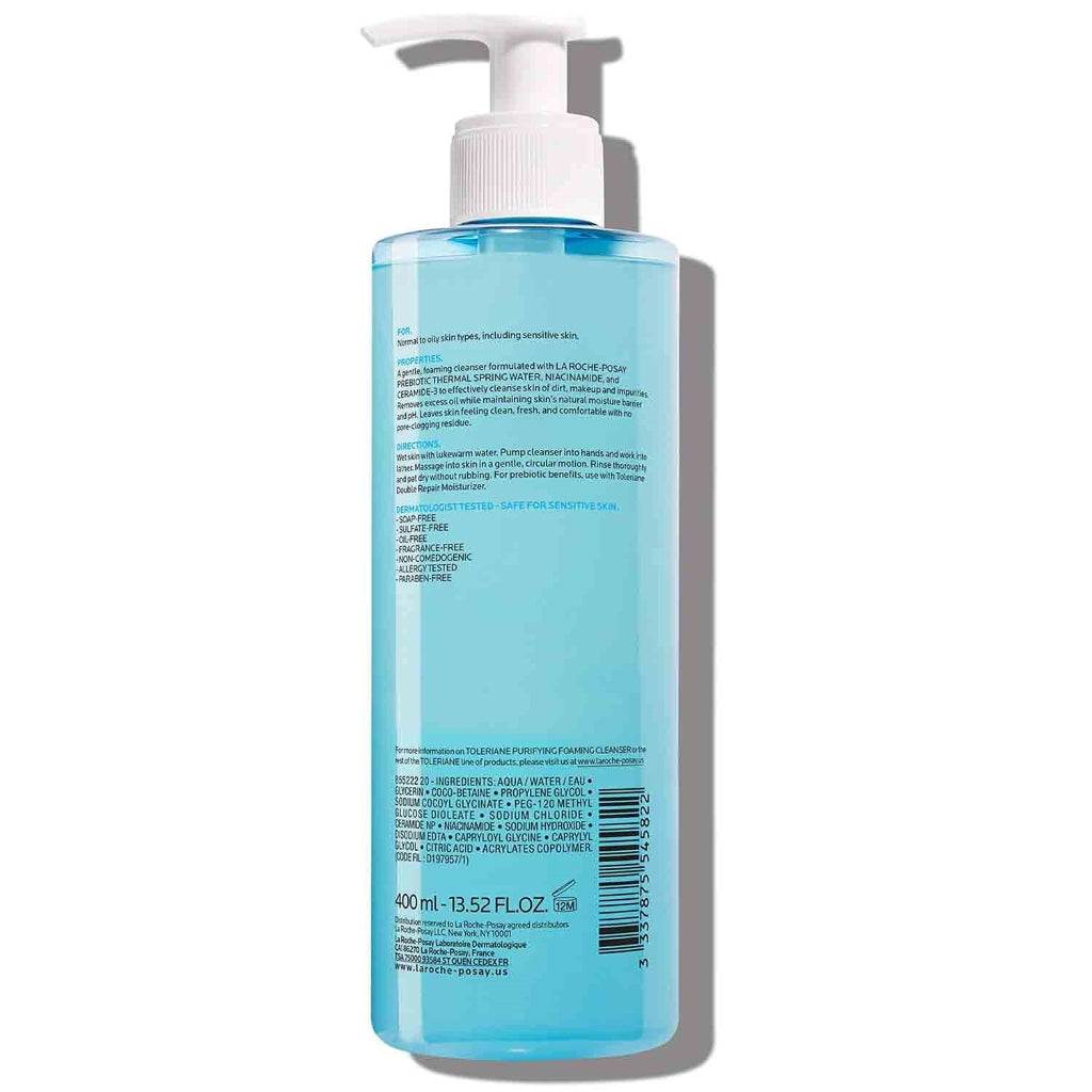 LA ROCHE-POSAY TOLERAINE PURIFYING FOAMING CLEANSER