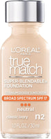 L'OREAL TRUE MATCH SUPER-BLENDABLE LIQUID FOUNDATION