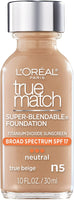 L'OREAL TRUE MATCH SUPER-BLENDABLE LIQUID FOUNDATION