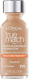 L'OREAL TRUE MATCH SUPER-BLENDABLE LIQUID FOUNDATION