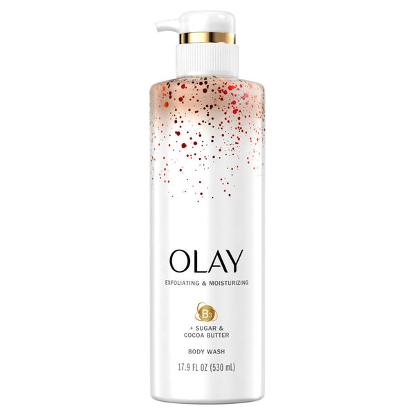 OLAY EXFOLIATING BODY WASH SUGAR & COCOA BUTTER