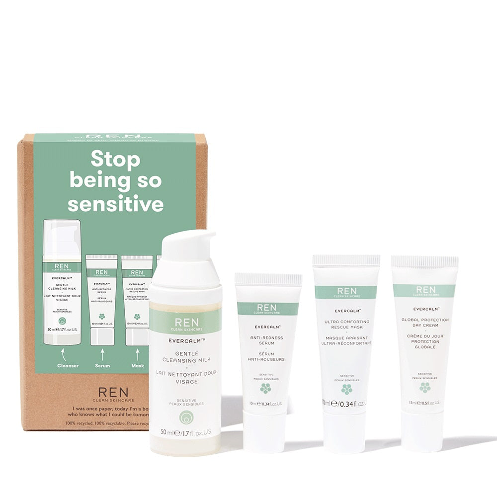 REN SKINCARE STOP BEING SO SENSITIVE TRAVEL SET