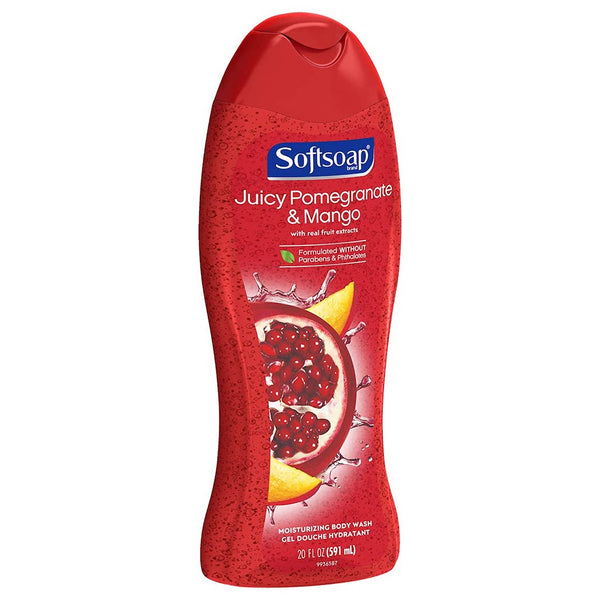 SOFT SOAP POMEGRANATE AND MANGO BODY WASH