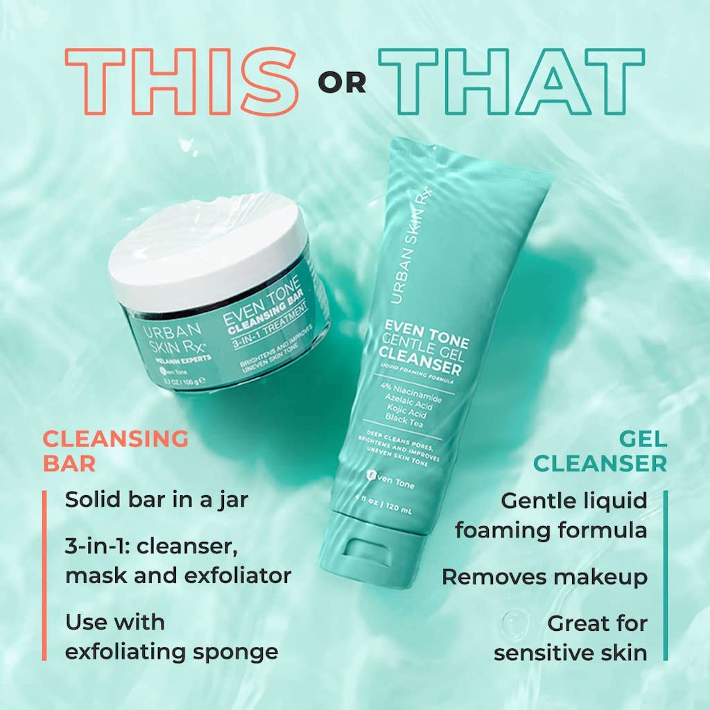 URBAN SKIN RX EVEN TONE GENTLE GEL CLEANSER