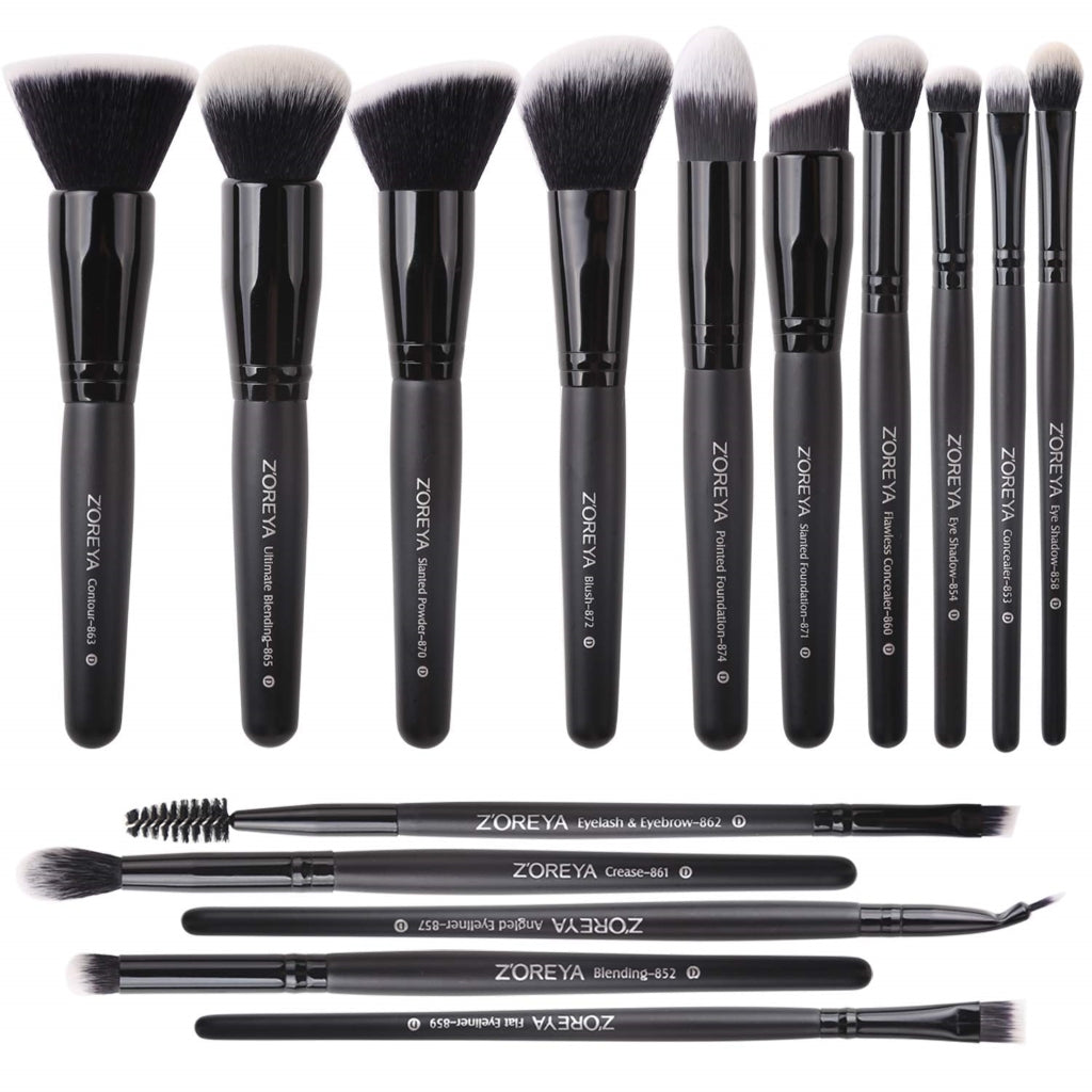 ZOREYA 15PCS MAKEUP BRUSH