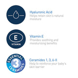 CERAVE BABY WASH & SHAMPOO | 2 IN 1 TEAR FREE BABY WASH FOR SKIN & HAIR | FRAGRANCE FREE