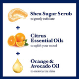 DR TEALS SHEA SUGAR SCRUB CITRUS ESSENTIAL OILS WITH VITAMIN C