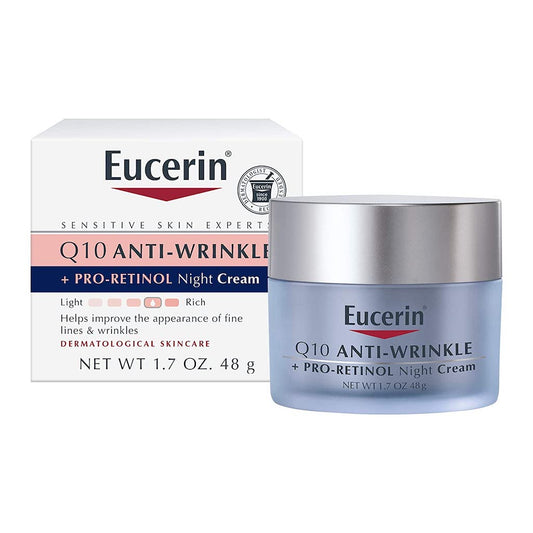 EUCERIN Q10 ANTI-WRINKLE NIGHT CREAM + PRO-RETINOL