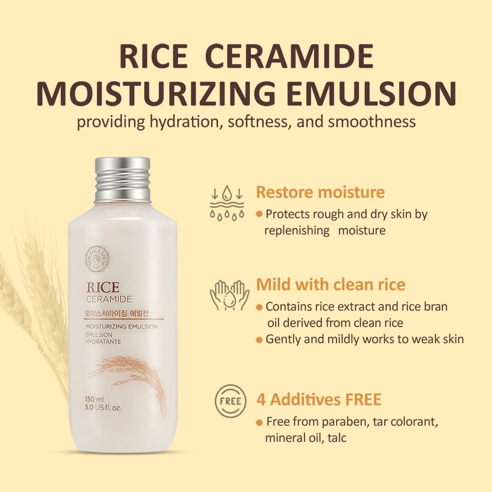 THE FACE SHOP RICE CERAMIDE MOISTURISING EMULSION