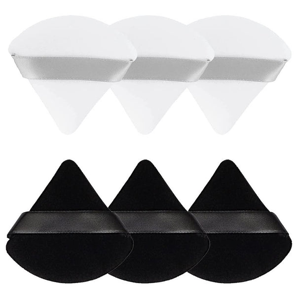 BEAKEY POWDER PUFFS PURE COTTON TRIANGLE