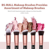 BS MALL MAKEUP BRUSHES PREMIUM SYNTHETIC 14PCS BRUSH SET - ROSE GOLDEN