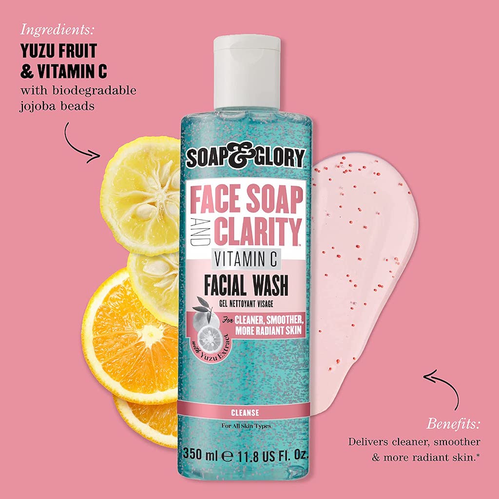SOAP AND GLORY FACE SOAP AND CLARITY VITAMIN C FACIAL WASH