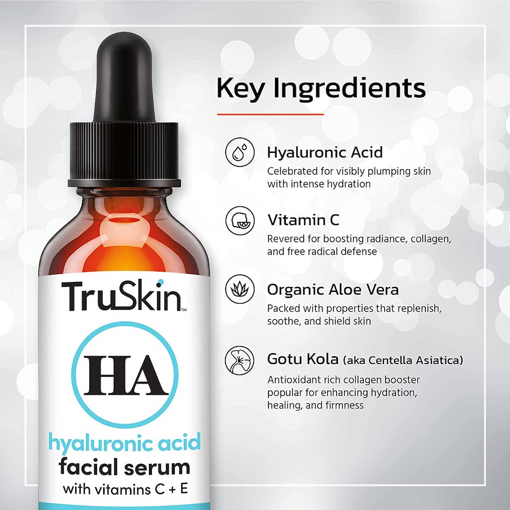 TruSkin HYALURONIC ACID SERUM WITH VITAMIN C, E AND GREEN TEA